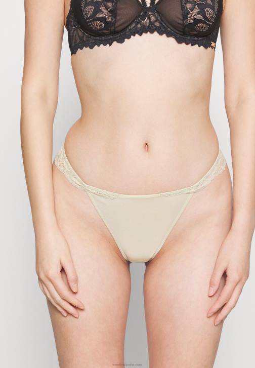 PN6V1007 ženy Anna Field 5 balení tanga nahá/černá