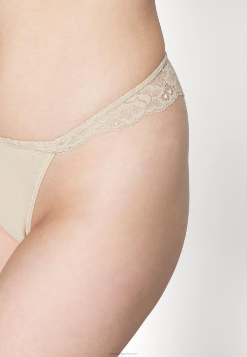 PN6V1007 ženy Anna Field 5 balení tanga nahá/černá