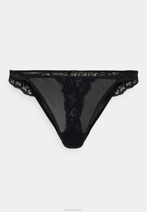 PN6V1007 ženy Anna Field 5 balení tanga nahá/černá