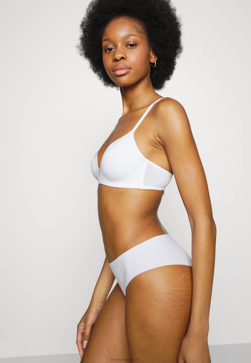 PN6V915 ženy Anna Field edison 2 balení bez drátěná tričková podprsenka bílá/šedá