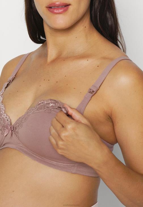 PN6V918 ženy Anna Field mák 2pp kojící podprsenka trojúhelníková podprsenka růžová/bílá