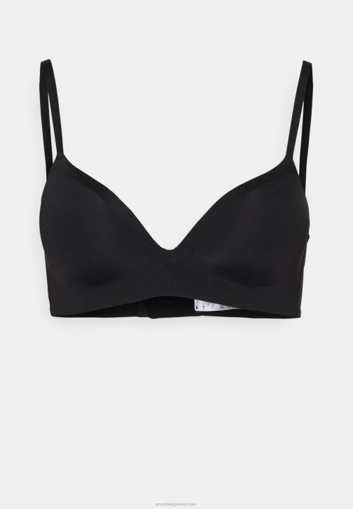PN6V920 ženy Anna Field edison 2 balení bez drátěná tričková podprsenka černá/nahá