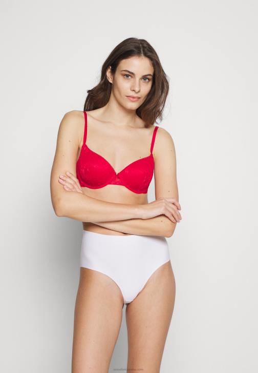 PN6V927 ženy Anna Field 2 balení podprsenky s kosticí modrá/červená