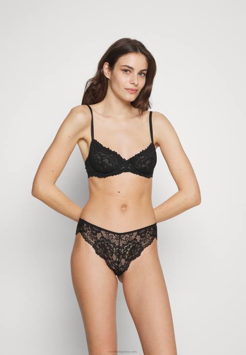 PN6V932 ženy Anna Field 2 balení podprsenky s kosticí červená/černá