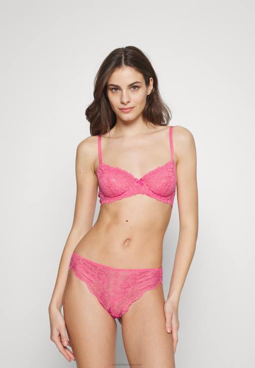 PN6V937 ženy Anna Field 2 balení podprsenky s kosticí růžová/béžová