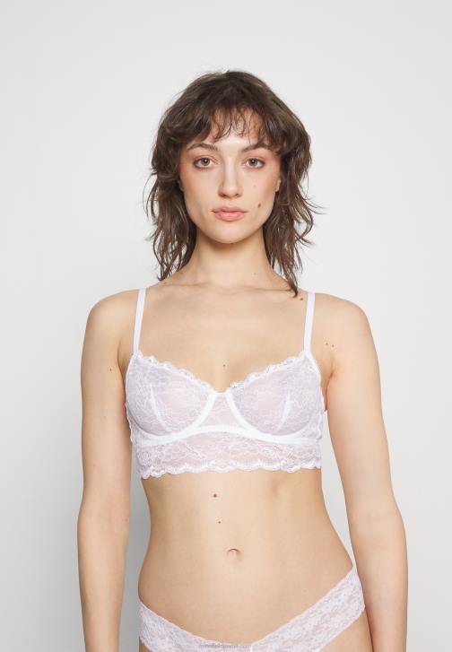 PN6V940 ženy Anna Field 2 balení podprsenka s kosticí 503 tmavě modrá_001 bílá