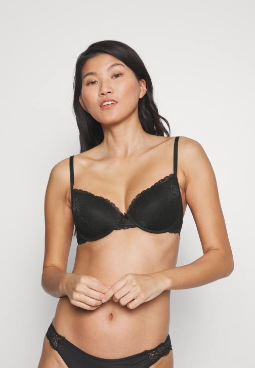 PN6V948 ženy Anna Field 2 balení podprsenky s kosticí černá/nahá