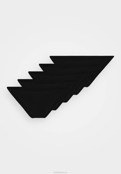 PN6V958 ženy Anna Field Blair 5pp Brazilské slipy černé