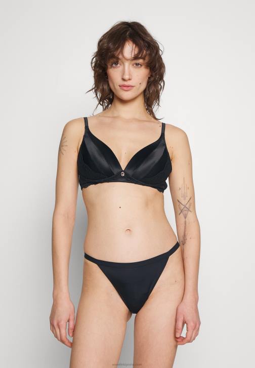 PN6V978 ženy Anna Field Balení 5 černých slipů