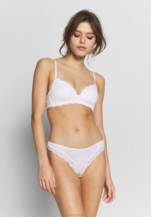 PN6V983 ženy Anna Field samira 7pp tanga krajková mikro tanga black/white/tan