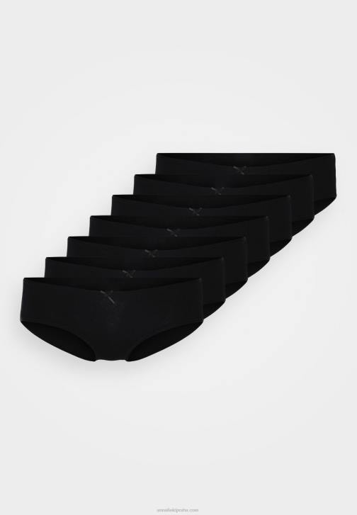 PN6V985 ženy Anna Field romy 7 pack slipy černé