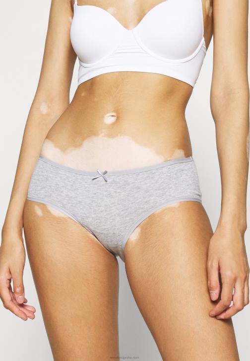 PN6V991 ženy Anna Field romy 7 pack slipy šedé