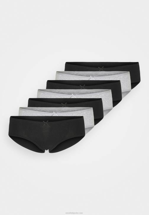 PN6V991 ženy Anna Field romy 7 pack slipy šedé