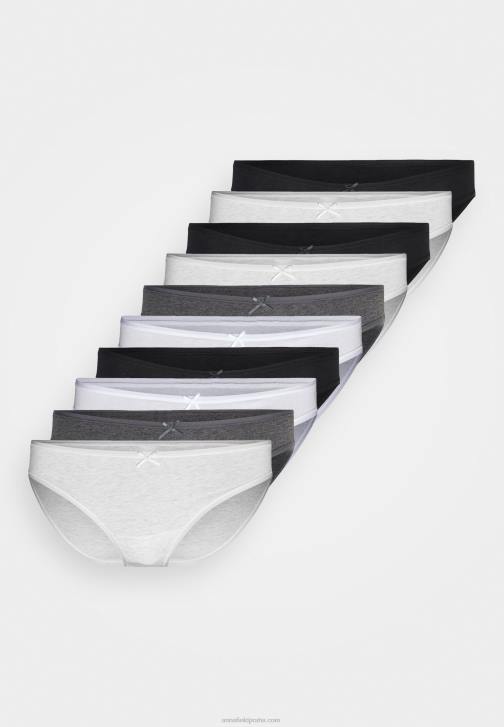 PN6V999 ženy Anna Field Shannon 10 pack slip slipy šedé