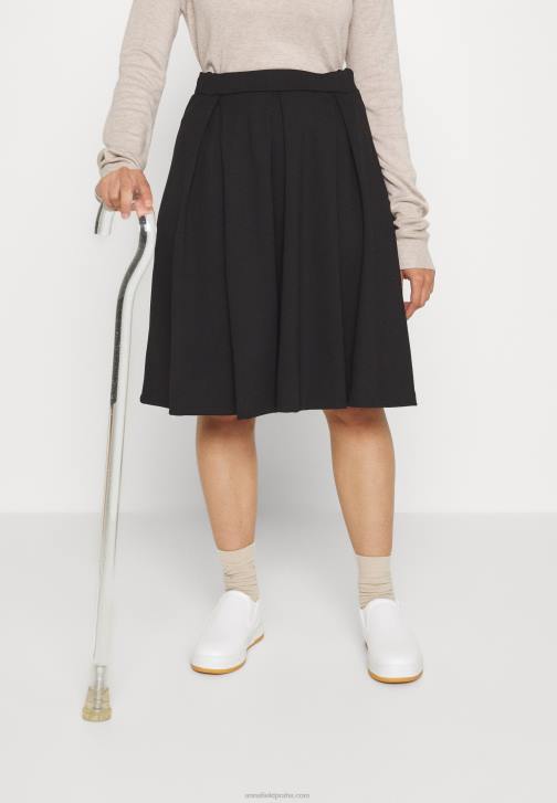 PN6V779 ženy Anna Field plisovaná sukně černá