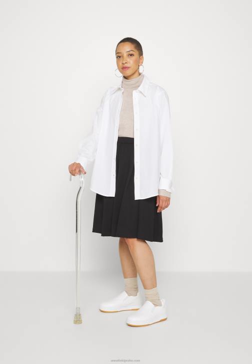 PN6V779 ženy Anna Field plisovaná sukně černá