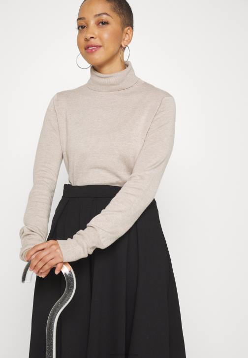 PN6V779 ženy Anna Field plisovaná sukně černá