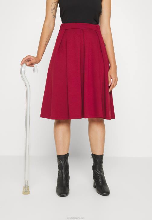 PN6V780 ženy Anna Field skládaná sukně červená