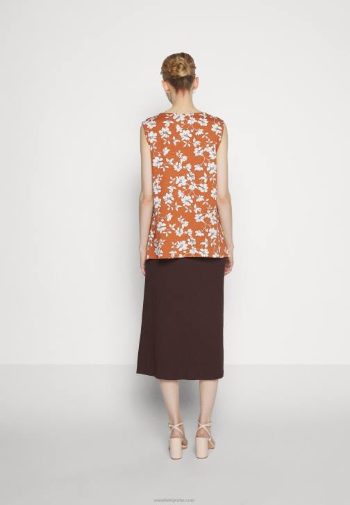 PN6V781 ženy Anna Field áčková sukně hnědá