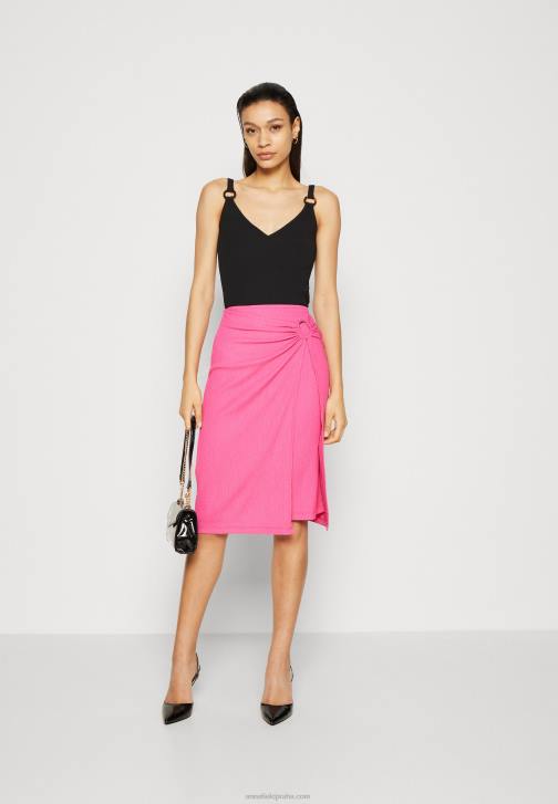 PN6V805 ženy Anna Field zavinovací sukně růžová