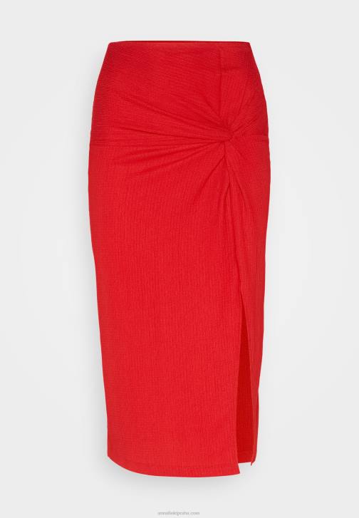 PN6V809 ženy Anna Field tužková sukně červená