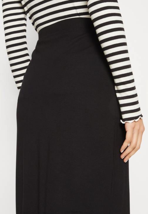 PN6V813 ženy Anna Field zavinovací sukně černá