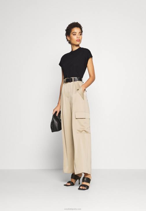 PN6V244 ženy Anna Field základní černé tričko