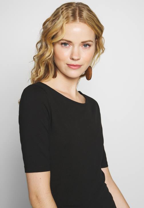 PN6V245 ženy Anna Field základní černé tričko