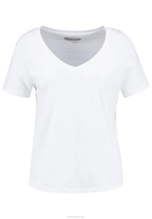 PN6V247 ženy Anna Field basic tričko bílé