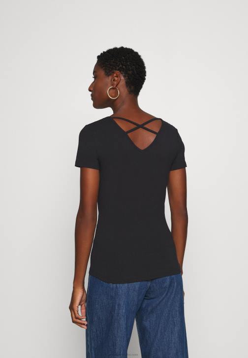 PN6V249 ženy Anna Field černé tričko s potiskem