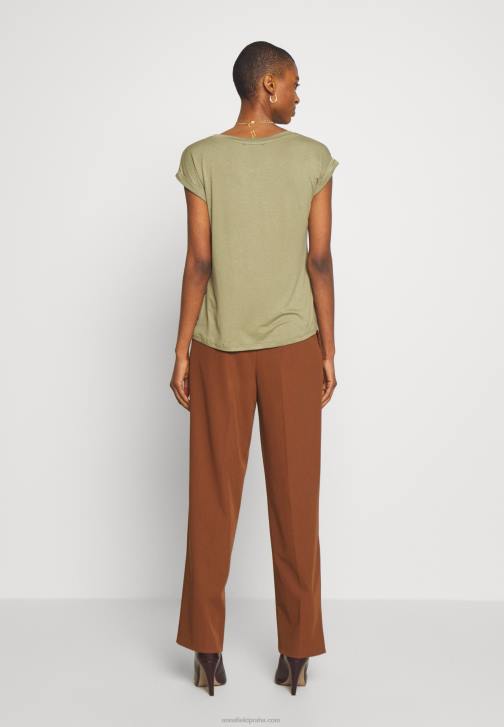 PN6V256 ženy Anna Field potisk trička martini olivová