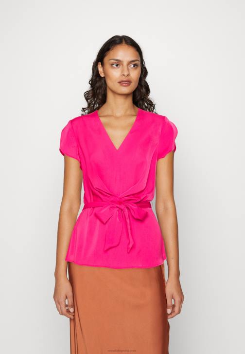 PN6V262 ženy Anna Field růžové tričko s potiskem