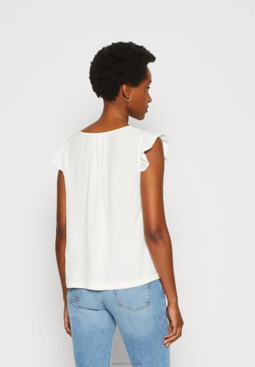 PN6V265 ženy Anna Field bílé tričko s potiskem