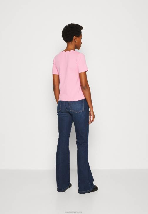 PN6V269 ženy Anna Field růžové tričko s potiskem