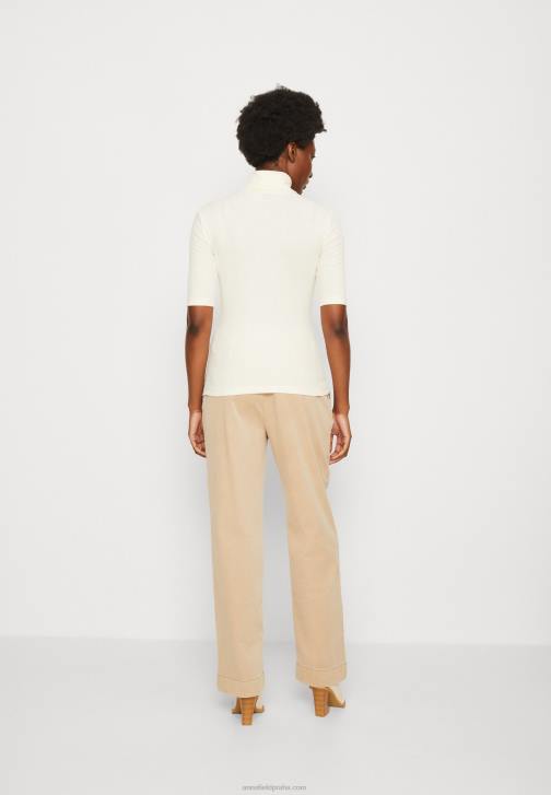 PN6V270 ženy Anna Field potisk trička špinavě bílé