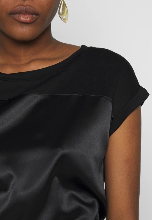 PN6V274 ženy Anna Field černé tričko s potiskem