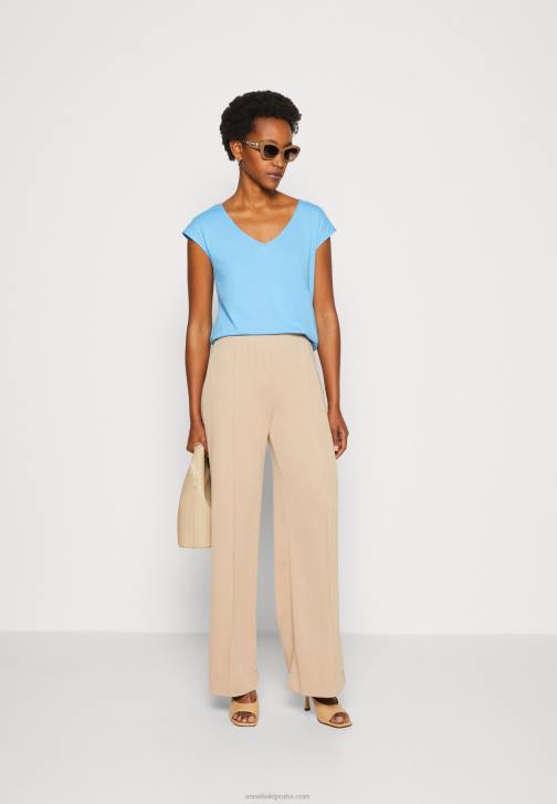 PN6V276 ženy Anna Field základní modré tričko