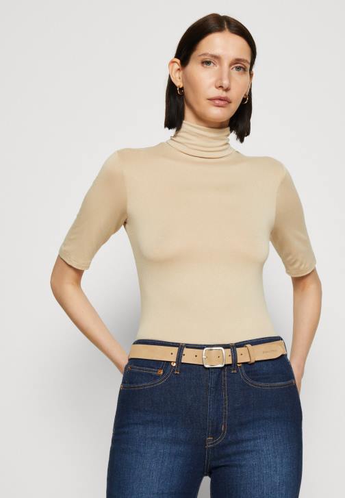 PN6V281 ženy Anna Field potisk trička písek