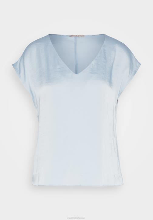 PN6V282 ženy Anna Field basic tričko světle modré