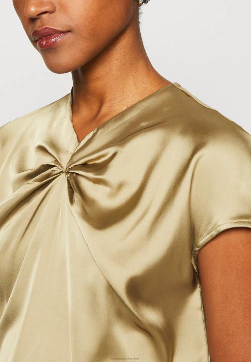 PN6V285 ženy Anna Field khaki tričko s potiskem