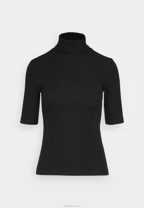 PN6V291 ženy Anna Field černé tričko s potiskem