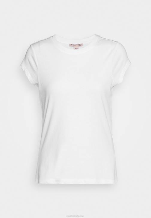 PN6V304 ženy Anna Field basic tričko bílé