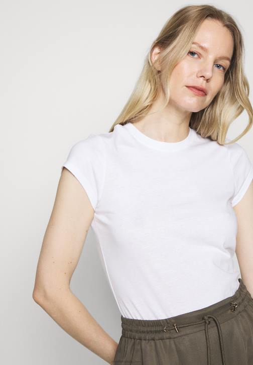 PN6V304 ženy Anna Field basic tričko bílé