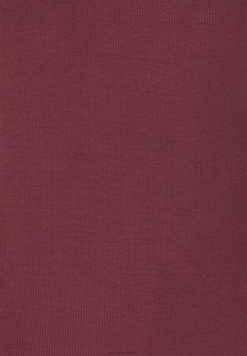 PN6V310 ženy Anna Field basic tričko tmavě červené