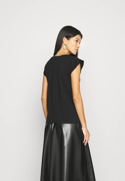 PN6V314 ženy Anna Field základní černé tričko