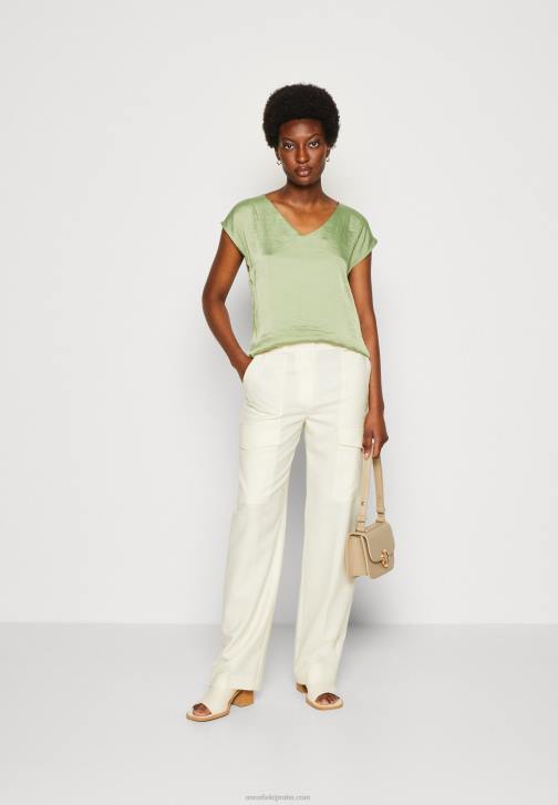 PN6V315 ženy Anna Field základní tričko olivové