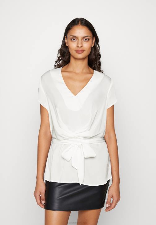 PN6V323 ženy Anna Field potisk trička špinavě bílé