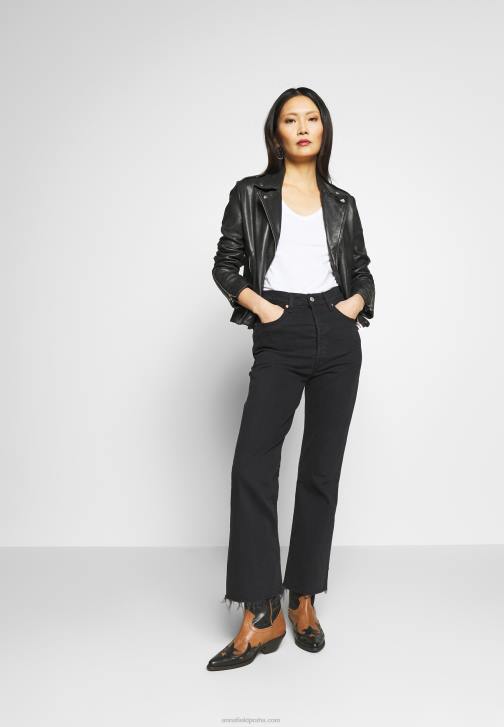 PN6V324 ženy Anna Field 3 balení basic trička černá, bílá