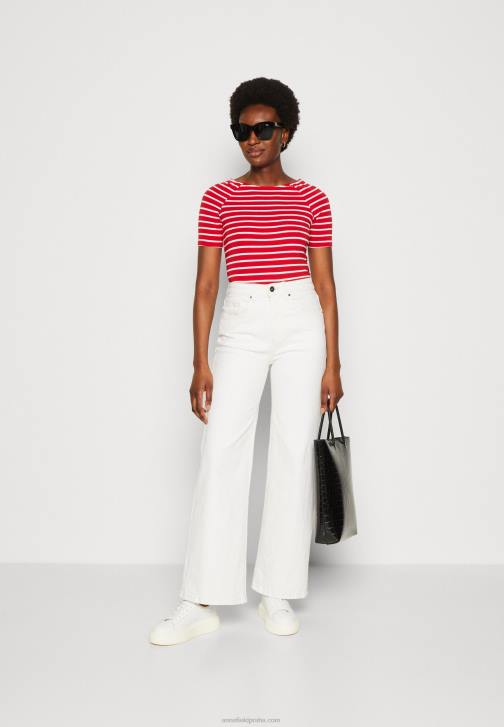 PN6V340 ženy Anna Field potisk trička červená/bílá