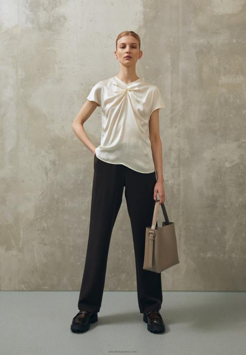 PN6V346 ženy Anna Field bílé tričko s potiskem